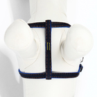 Комплект "Джинс", ширина 1 см, поводок 120 см, шлейка 25-40 см, синий - Фото 7