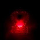 Фонарик свет на кольце "Сердце в сердце" МИКС 4,3х5 см - Фото 3