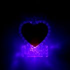Фонарик свет на кольце "Сердце в сердце" МИКС 4,3х5 см - Фото 2