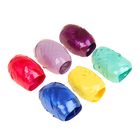 Лента упаковочная для воздушных шаров и подарков, глянцевая, МИКС, 0.5 см × 10 м, набор 6 шт. - Фото 1