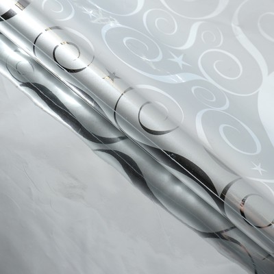 Пленка голография "Узор", серебристый, 70 х 100 см