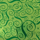 Пленка голография "Узор", зелёный, 70 х 100 см - Фото 2