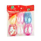 Лента упаковочная перламутровая, для шаров и подарков, ассорти набор 6 шт., 0.5 см × 10 м - Фото 3