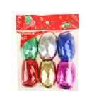 Лента упаковочная металлизированная, ассорти, набор 6 шт., 0.5 см × 10 м - Фото 3