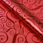 Пленка голография "Узор", красный, 70 х 100 см - Фото 1