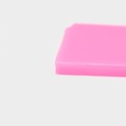 Молд Доляна «Вензель», силикон, 6×5,5 см, цвет розовый - Фото 6
