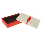 Коробка подарочная прямоуг 15 х 25,5 х 5,5 см "Бантик", цвет белый - Фото 2