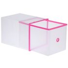 Короб для хранения выдвижной 28х20х20 см "Кант" цвет бело-розовый - Фото 2