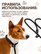 Ринговка для собак, 130×0.8 см, чёрная - Фото 3