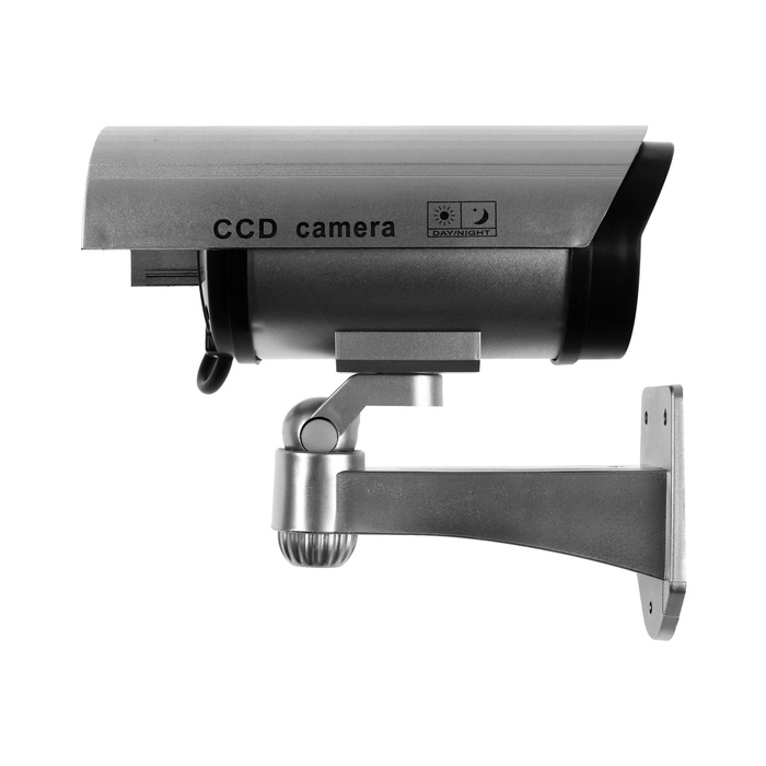 Муляж уличной видеокамеры Luazon VM-2, с индикатором, 2хАА (не в компл.), серый - фото 1927267224