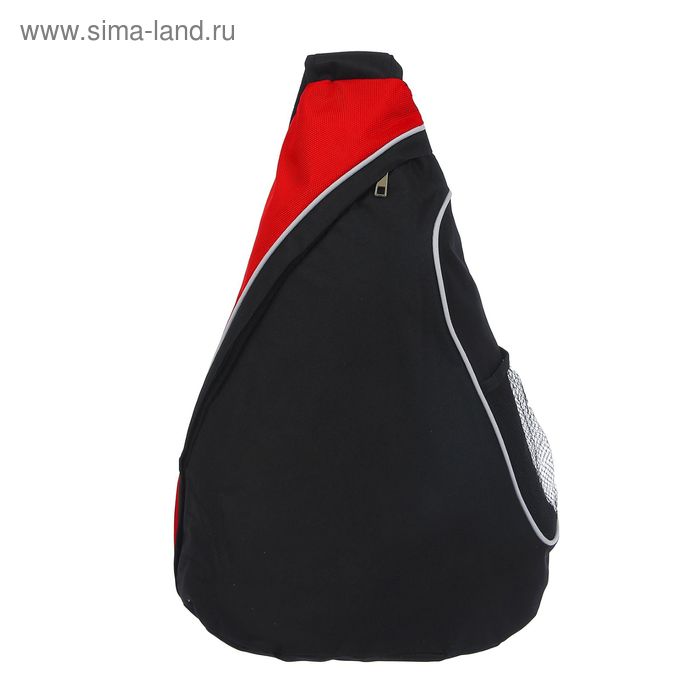 Сумка-рюкзак спортивная Sport, 1 отдел, карман-сетка, чёрная - Фото 1