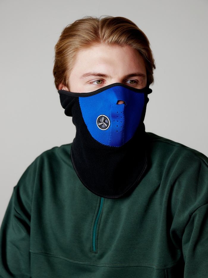 Маска защитная для лица ONLYTOP, флис, р. универсальный - Фото 1