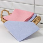 Набор вискозных салфеток универсальных Доляна, 30×34 см, 10 шт., плотность 80 г/м², МИКС - Фото 1