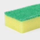 Набор губок для посуды с чистящим слоем Доляна «Макси», 9×6×3.5 см, 10 шт. - Фото 4