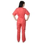 Костюм медицинский женский, размер 48-50, рост 170-176 см, цвет розовый - Фото 2