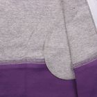 Спортивная куртка для девочки, рост 146 см (76), цвет серый меланж+фиолетовый Д1945-П_Д - Фото 2