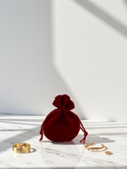 Мешочек бархатный, 7×9 см, (размер полезной части 7×6 см,), бордовый - Фото 2