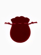 Мешочек бархатный, 7×9 см, (размер полезной части 7×6 см,), бордовый - Фото 4