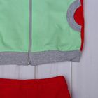 Комплект для девочки (джемпер+штаны), рост 98-104 см (56), цвет малина/салат (арт. Д 15166/1/8-П) - Фото 5