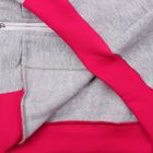 Комплект для девочки (джемпер+штаны), рост 134 см (68), цвет серый меланж/малиновый (арт. Д 15206/8-П) - Фото 2