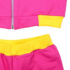 Комплект для девочки (джемпер+штаны), рост 122-128 см (64), цвет фуксия/лимон (арт. Д 15206/8-П) - Фото 5