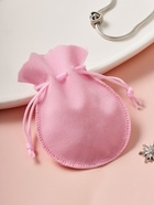 Мешочек бархатный, 7×9, розовый - Фото 2