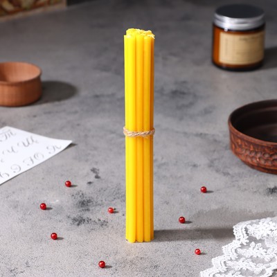 Набор свечей церковных «Николай Чудотворец» для домашней молитвы, парафин, 12 шт.