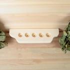 Полка для эфирных масел «Лира», 30×7×3 см, деревянная, настенная, «Добропаровъ» - Фото 3