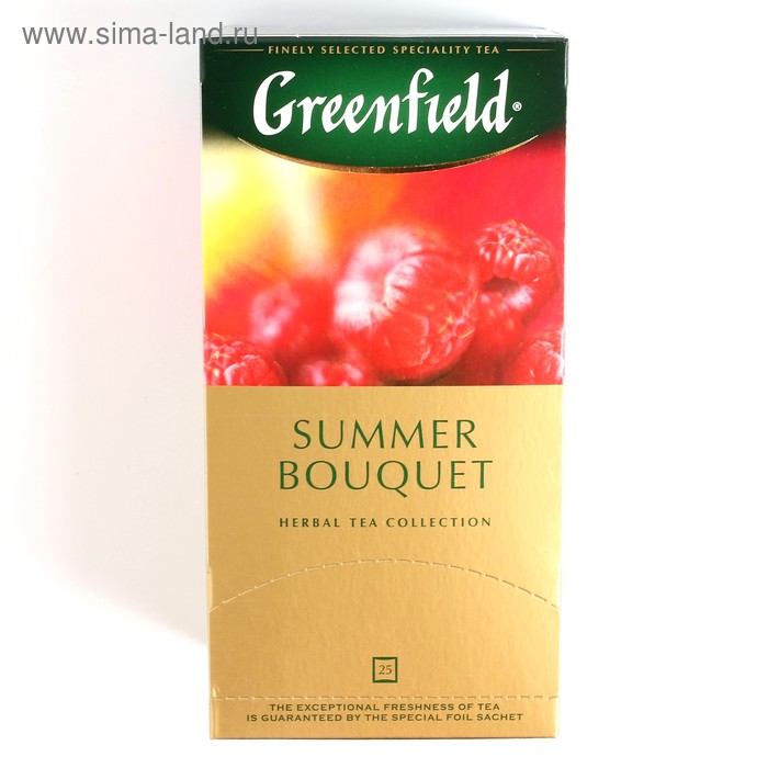Чай фруктовый Greenfield Summer Bouguet, 25 пакетиков*2 г - Фото 1
