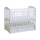 Детская кроватка «Фея 328» универсальный маятник с ящиком, цвет белый - Фото 2