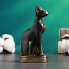 Фигурка гипс «Кошка египетская», бронза, 7×14×5 см 1279303