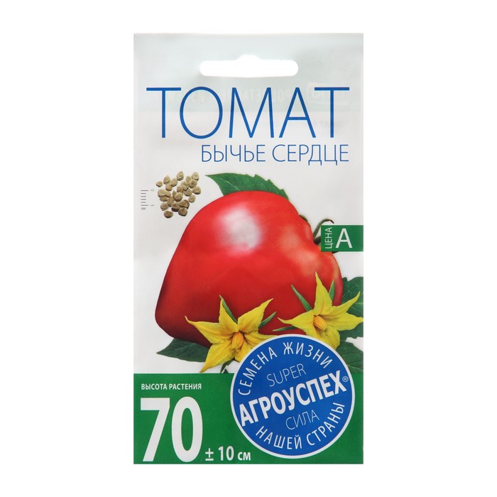 Семена Томат "Бычье сердце", средний, высокорослый, 0,1 гр - Фото 1