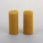 Набор свечей из вощины медовая с травами "Корица" 8 см, 2 шт - Фото 1
