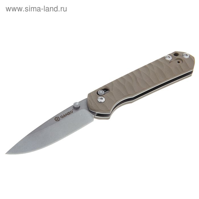Нож складной "Ganzo" G717, рукоять-G10, сталь 440C (58-60 HRC) - Фото 1