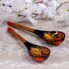 Ложка салатная «Хохлома», микс - Фото 2