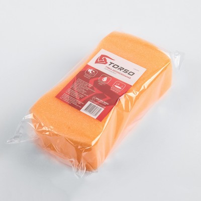 Губка автомобильная TORSO поролоновая, МИКС 190х110х60 мм