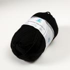 Пряжа для вязания спицами, крючком «Камтекс. Аргентинская шерсть», 100% импортная полутонкая шерсть 200 м/100 г, (003 чёрный) - Фото 7