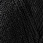 Пряжа "Аргентинская шерсть" 100% импортная шерсть 200м/100гр (003, черный) - Фото 5