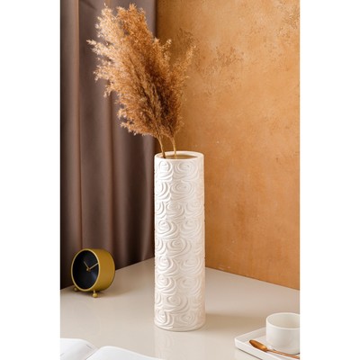 Ваза керамическая "Максимус", настольная, чеканная, 41 см