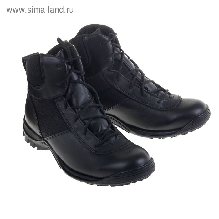 Тактические ботинки Aravi black демисезон., нат. кожа, размер-45 - Фото 1