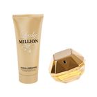 Парфюмированный набор Paco Rabanne Lady Million: парфюмерная вода, 50 мл + лосьон для тела, 100 мл - Фото 1