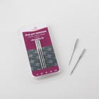 Иглы для бытовых швейных машин, для трикотажа, №70-100, 5 шт - Фото 2