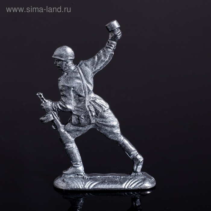 Оловянный солдатик "Гранатометчик" - Фото 1