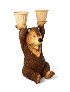 Садовая фигура из гипса «Медведь большой с кашпо», 75×30×40 см - Фото 11