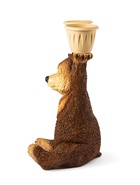 Садовая фигура из гипса «Медведь большой с кашпо», 75×30×40 см - Фото 13