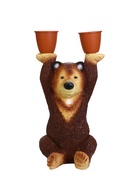 Садовая фигура из гипса «Медведь большой с кашпо», 75×30×40 см - Фото 16