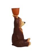 Садовая фигура из гипса «Медведь большой с кашпо», 75×30×40 см - Фото 17