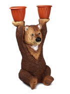 Садовая фигура из гипса «Медведь большой с кашпо», 75×30×40 см - Фото 4