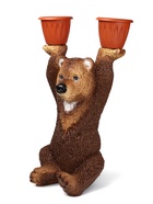 Садовая фигура из гипса «Медведь большой с кашпо», 75×30×40 см - Фото 8