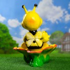 Садовая фигура-кашпо "Пчелка с цветком"  48х41х54см - Фото 3